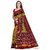 Mustard, Green And Maroon Chanda Bhaat Semi Patola Saree - Single Weave