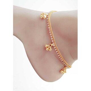 Indian New Gold Traditional Payal Anklets
