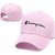 Champion Pink Cotton Caps For Men, Women, Girls, Boys