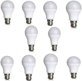 9 Watt LED Bulb(Cool Day Light) 10 Bulb
