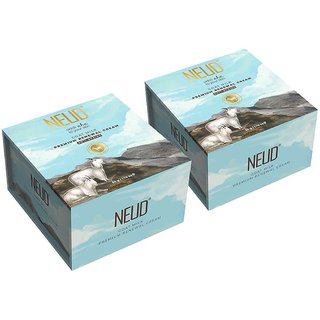                       NEUD Goat Milk Premium Skin Renewal Cream for Men and Women - 2 Packs (50gm Each)                                              