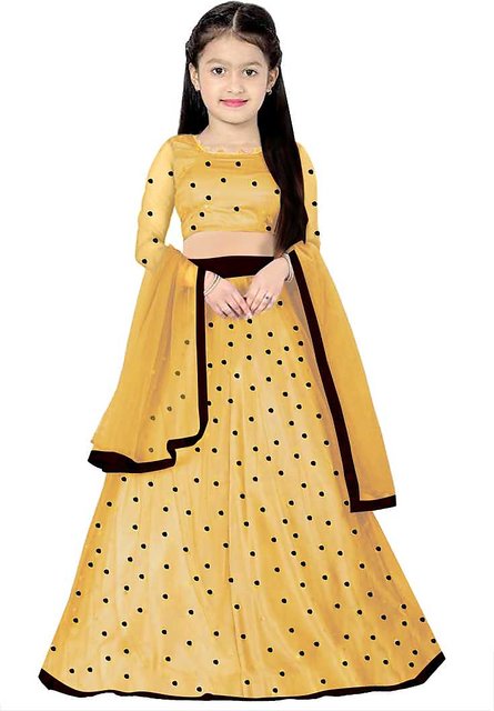 Buy F Plus Fashion Latest Embroidered Kids Semi Stitched Party Wear Lehenga  Choli (Comfortable To 8-13 Year Girls) Online @ ₹559 from ShopClues