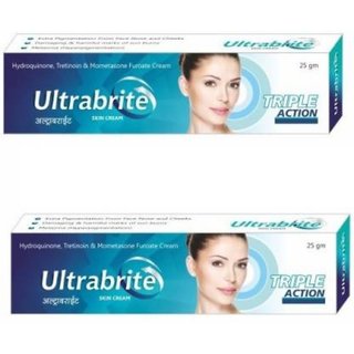                      Ultrabrite Triple Action Skin Cream (Pack of 2 pcs )  25g each                                              