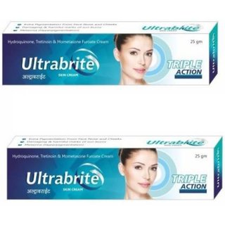 Ultrabrite Triple Action Skin Cream (Pack of 2 pcs )  25g each