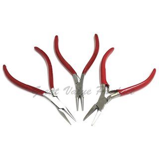 Scorpion Jewelry Making Pliers Set of 3-5 Long Nose - Heavy Flat Nose - Round Nose