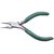 Mini Plier Round Nose Stainless Steel 3 inch (76 mm) Green For Jewellery Making, Model Making, Craft  Arts