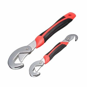 Fairmate Snap 'n Grip Auto Adjustable Universal Wrench Double Sided Speed Wrench  (Pack of 2)