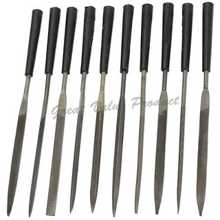Scorpion 10Pcs Needle File Set Size 4x160cm Files for Metal Glass Stone Jewelry Wood Carving Craft Tool