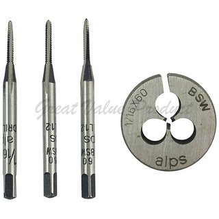 Tap  Die Set BSW 1/16 inch High Quality Taps Screw For Jewelers Watch Repairs Screws Watchmaker