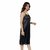 Nivcy Women Satin Nighty (Black)