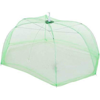 IGNOTO Polycotton Mosquito net for New Born Baby Kids 0 to3 Years Double Bed machardani for indoor outdoor Assorted