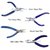 Scorpion Stainless Steel Side Cutter Plier,Flat Nose,Chain Nose,Round Nose Pliers Tool for Beading and Jewellery Making