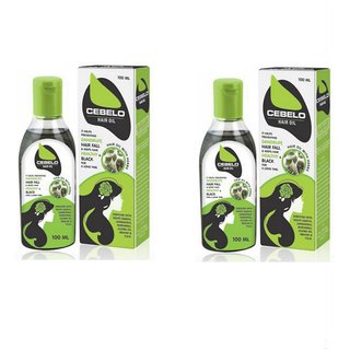 Cebelo Herbal Hair Oil for healthy and black hair 100 ml each (Pack of 2 pcs .) Cebelo Herbal Hair Oil for healthy and black hair 100 ml each (Pack of 2 pcs .)