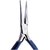 Plier Long Chain Nose Heavy without V-Spring Stainless Steel 5.5 inch (140 mm) Blue For Jewellery Making, Model Making