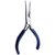 Plier Long Chain Nose Heavy without V-Spring Stainless Steel 5.5 inch (140 mm) Blue For Jewellery Making, Model Making