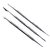 3pc Wax Carver/Probes Stainless Steel Set In Pouch Set For Jewellery Making, Model Making, Crafting, Hobby Work