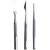 3pc Wax Carver/Probes Stainless Steel Set In Pouch Set For Jewellery Making, Model Making, Crafting, Hobby Work