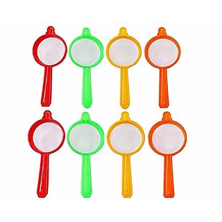 Lazywindow Plastic Tea Strainer, Chai Channi (Pack of 8)