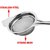 Lazywindow Pack of 2 Super Stainless Steel Tea Strainer Chai Channi- 9.5 Inch