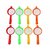 Lazywindow Plastic Tea Strainer, Chai Channi (Pack of 8)