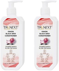 TRUNEXT Onion Black Seed Hair Conditioner, Pack of 2 (600 ml)