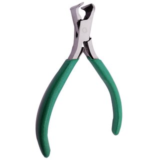                       Plier Top Cutter with V-Spring Stainless Steel 4.5 inch (115 mm) Green For Jewellery Making, Model Making                                              