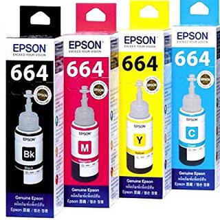 Originals Epson Ink For L110, L220, L210, L360, L365, L555, L565, (1 Set) Multi Color Ink Tri-Color Ink Cartridge ()