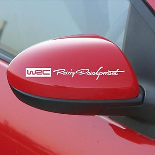 Racing Development Wrc Auto Rear View Mirror Car Sticker Racing Development Wrc Auto Rear View Mirror Car Sticker