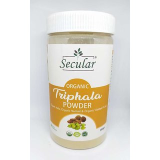                       Secular Organic Triphala powder For Healthy Digestion and Weight Management 200g                                              