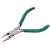 Plier Rosary Chain Nose With Cutter Stainless Steel 5 inch (127 mm) Green For Jewellery Making, Model Making