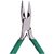 Plier Rosary Chain Nose With Cutter Stainless Steel 5 inch (127 mm) Green For Jewellery Making, Model Making