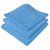 8-Piece Microfiber Towel Cloth Set Car And Bike Cleaning Household Dusting, Scratch Free Cleaning -BLUE-Color, 40X40Cm