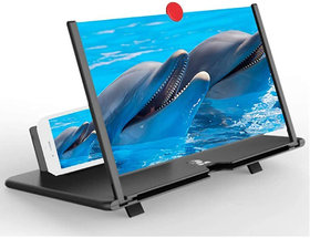 JDents Foldable Mobile Phone Magnifier, 3D Phone Screen, Videos  Movies All Smartphones Gaming(Multicolour)