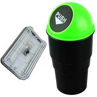 Buy Eshopglee Mini Dusbin For Car/BedRoom/Desktop Garbage Bin with 12V ...