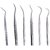 6 Pc Probes / Pick Set Stainless Steel Set In Pouch Set For Jewellery Making, Model Making, Crafting, Hobby Work