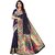 KSUT Blue Woven Design With Blouse Saree