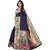 KSUT Blue Woven Design With Blouse Saree