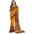 Vijaybhai Patolwala Yellow  Brown Fancy Patola Saree - Single Weave Saree