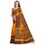 Vijaybhai Patolwala Yellow  Brown Fancy Patola Saree - Single Weave Saree