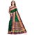 Vijaybhai Patolawala Green with Border Fancy Patola Saree - Single Weave