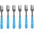 Aravi Fork and Spoon, Kitchen Accessories, Stainless Steel Cutlery with Plastic Handle, Set of 12