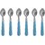 Aravi Fork and Spoon, Kitchen Accessories, Stainless Steel Cutlery with Plastic Handle, Set of 12