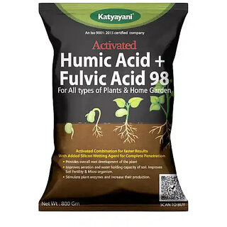 Activated Humic Acid + Fulvic Acid 98 for all Plants Fertilizer Bio Enhancer Activated Humic Acid + Fulvic Acid 98 for all Plants Fertilizer Bio Enhancer
