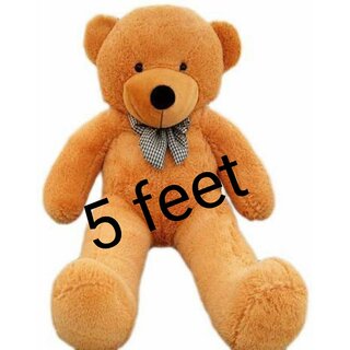 5 FEET TEDDY BEAR FILLED WITH FIBER