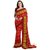 Vijaybhai Patolawala Red with ZariChecks Figure Motifs Patola Saree - Single Weave