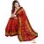 Vijaybhai Patolawala Red with ZariChecks Figure Motifs Patola Saree - Single Weave