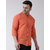 Riag Men's Orange 100% Cotton Casual Shirts