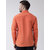 Riag Men's Orange 100% Cotton Casual Shirts
