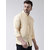 Riag Men's Beige 100% Cotton Casual Shirts