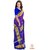 Vijaybhai Patolawala Purple  Blue with Figure Motifs Patola Saree - Single Weave